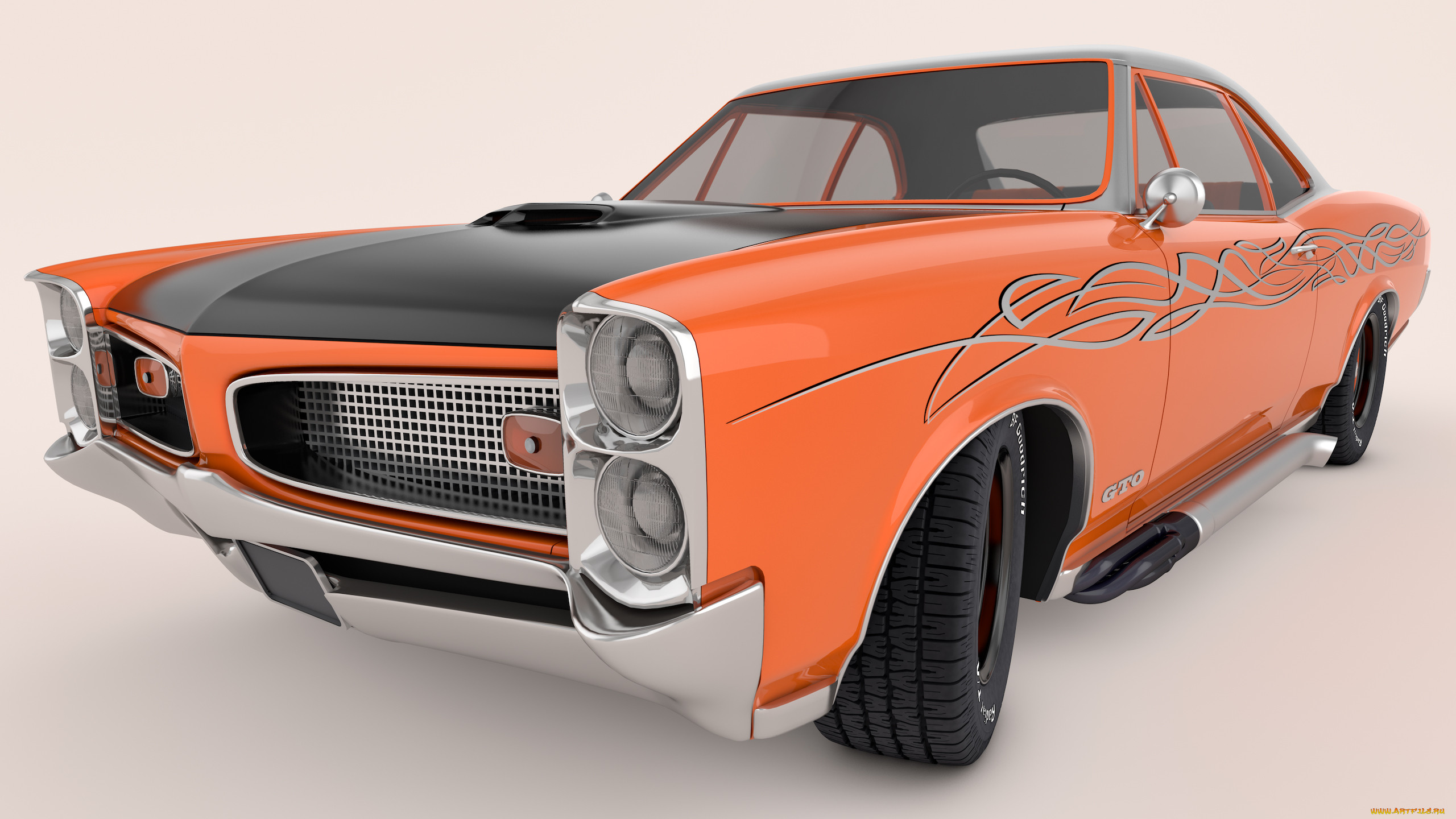 , 3, 1966, pontiac, gto, custom
